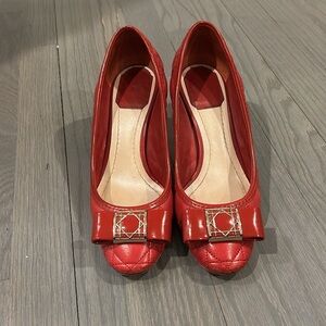 Dior Red Quilted Heels y.